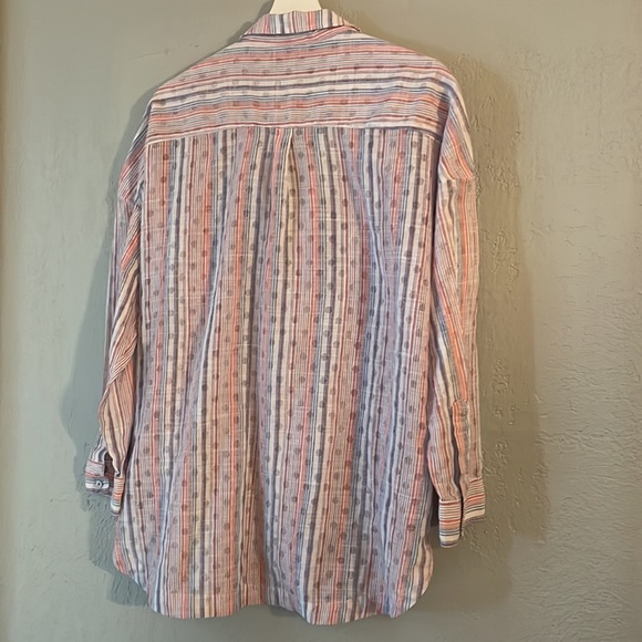 Maeve By Anthro Breckenridge Stripe Button Down - Picture 10 of 10